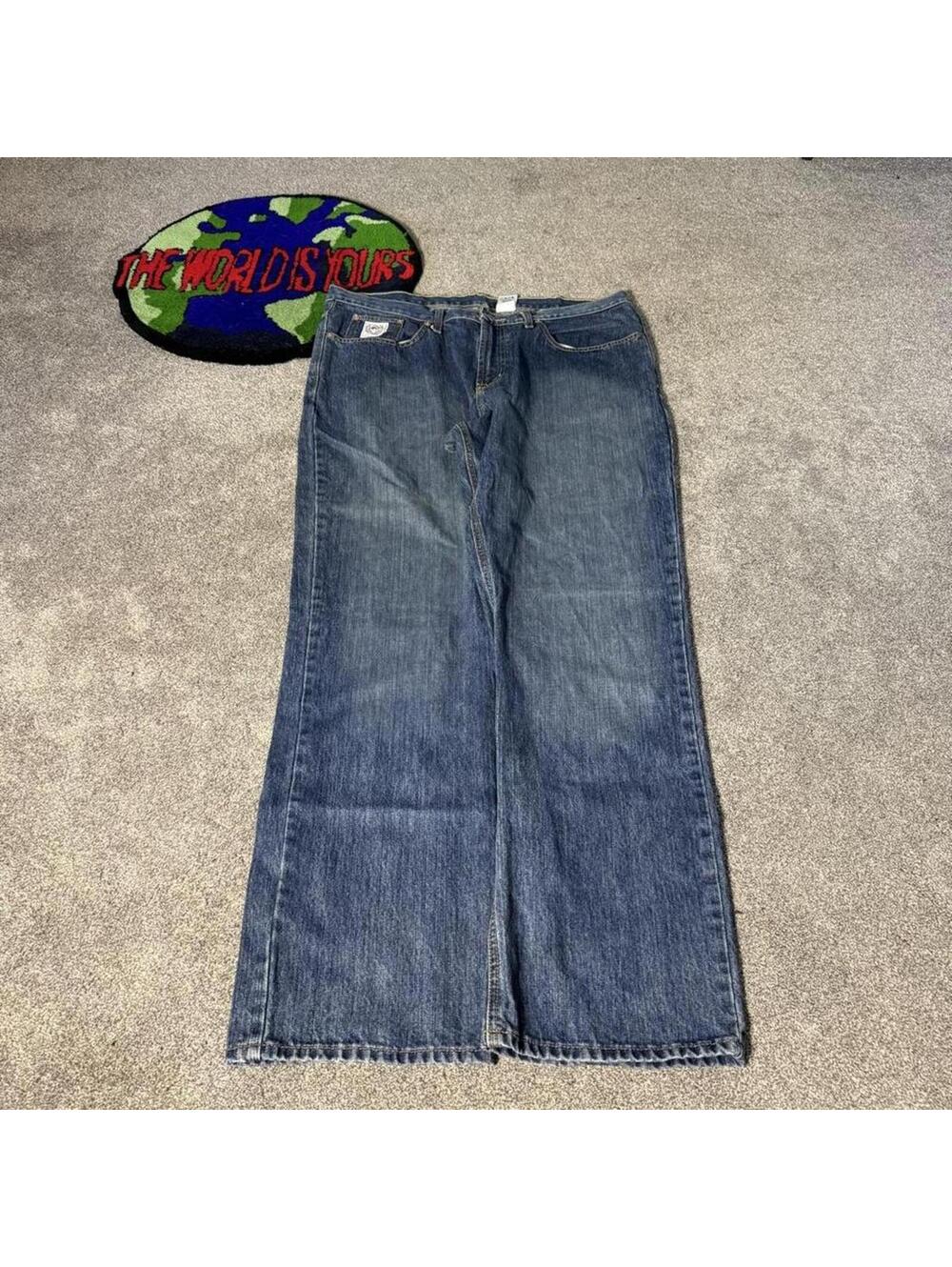 y2k vintage cinch denim jeans